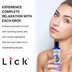 Lick aromatic bath oil lifestyle self care setting