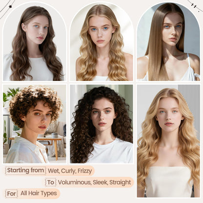 Heat resistant hair smooth attachment packaging and component layout details