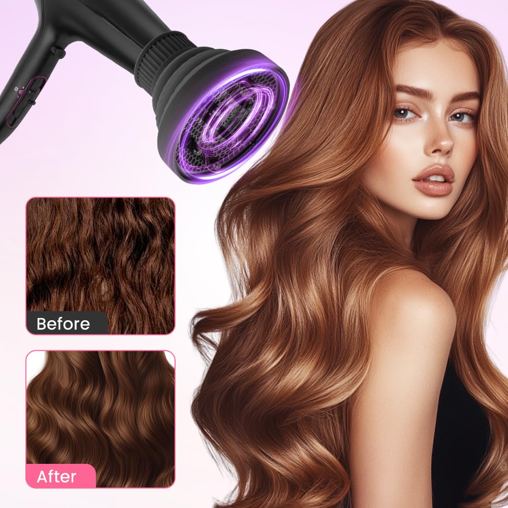 Velarionna professional salon grade hair diffuser showing inner airflow distribution chamber