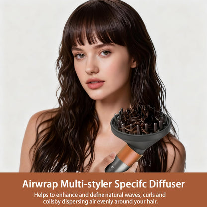 Bongchie hair dryer nozzle attachment illustrating the secure snap-on mechanism for multi-stylers.