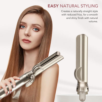Sazika smoothing nozzle attachment showcasing high pressure airflow vents for wet to dry hair styling
