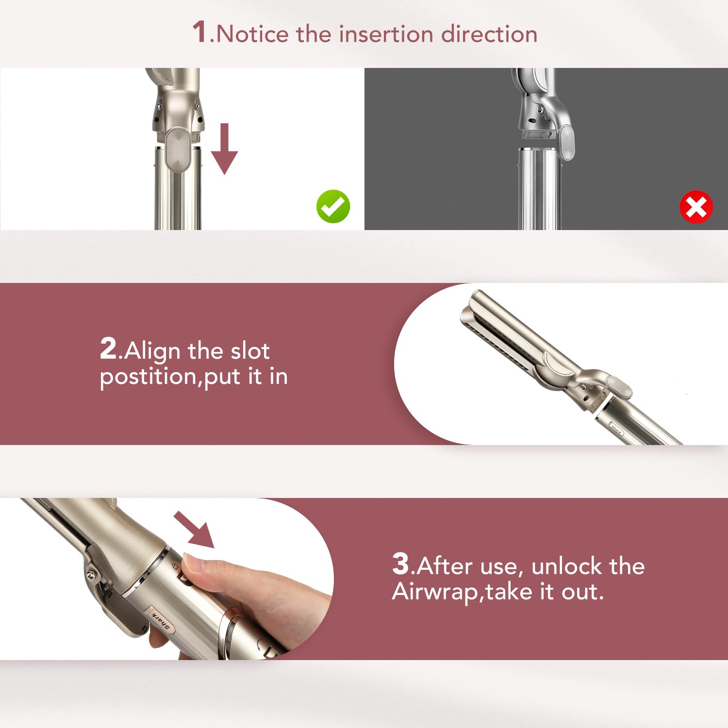 Tosage hair straightener attachment for multi styler highlighting the heat resistant composite material body