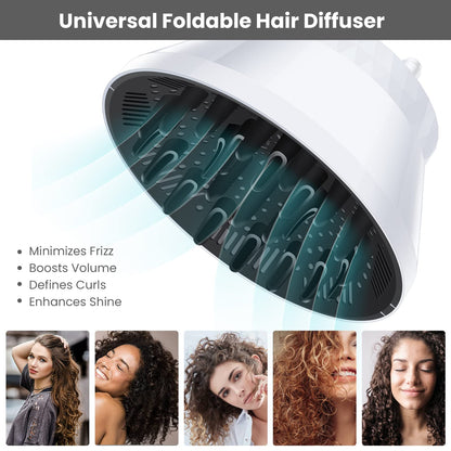 Segbeauty curly hair diffuser attachment showcasing the interior honeycomb structure layout