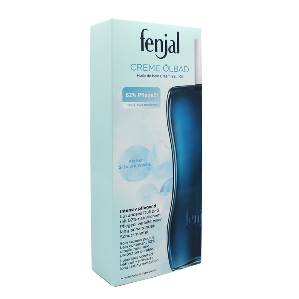 Fenjal Classic Cream Oil Bath 200ml label and brand details