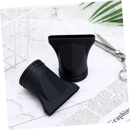 Healeved universal hair dryer attachment showcasing the inner and outer diameter dimensions for compatibility.