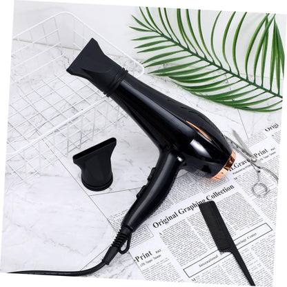 Professional salon hair dryer nozzle attachments by Healeved for sleek flat hairdressing results.