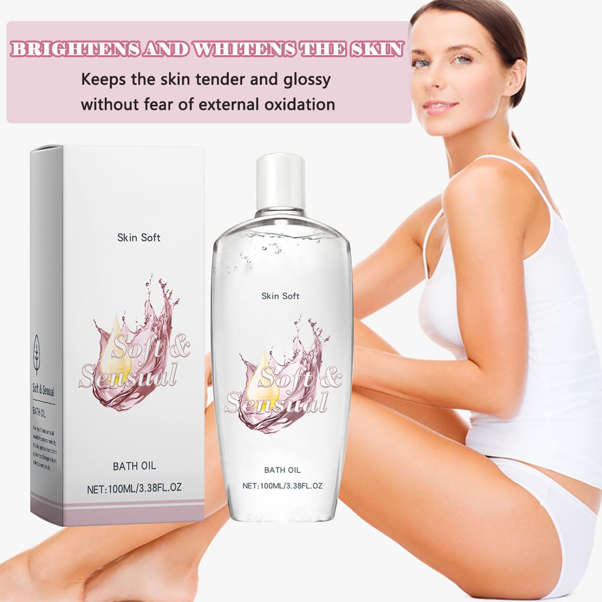 VSDFAW Skin So Soft Sensual Bath Oil two-pack display