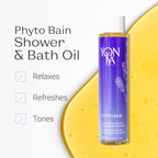 Yon-Ka Paris relaxing shower oil bottle packaging details
