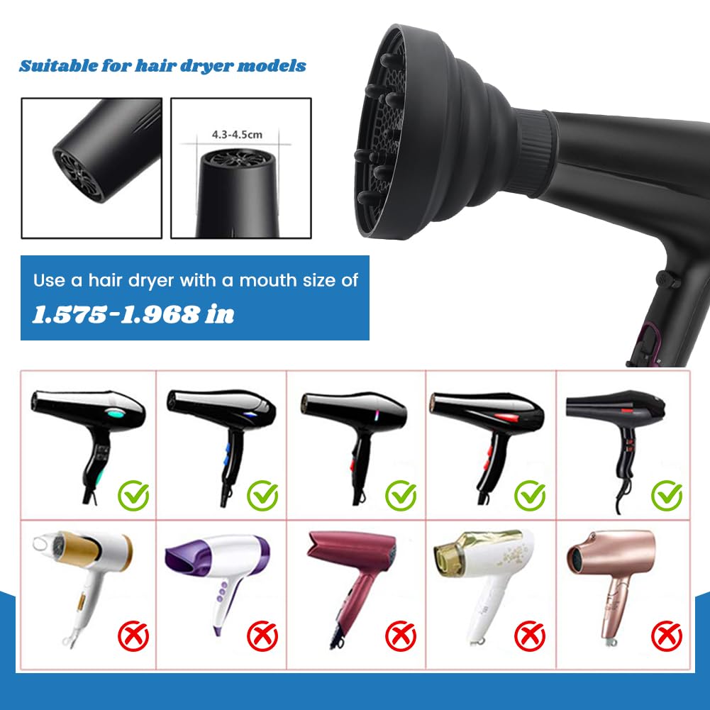 BOLT salon grade silicone blow dryer diffuser attachment for frizz control