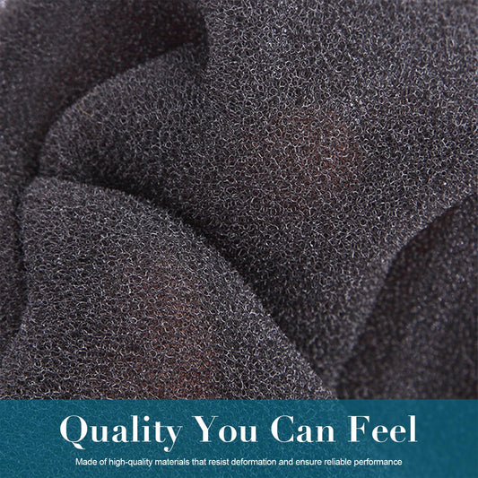 Two pieces of V TOWER hair dryer sock attachments displaying the flexible elastic opening.