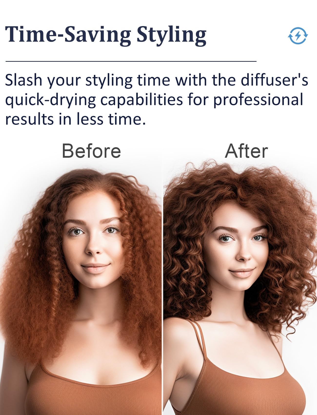 Black styling tool diffuser compatible with HD400 series multi styler