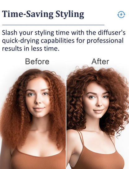 Black styling tool diffuser compatible with HD400 series multi styler