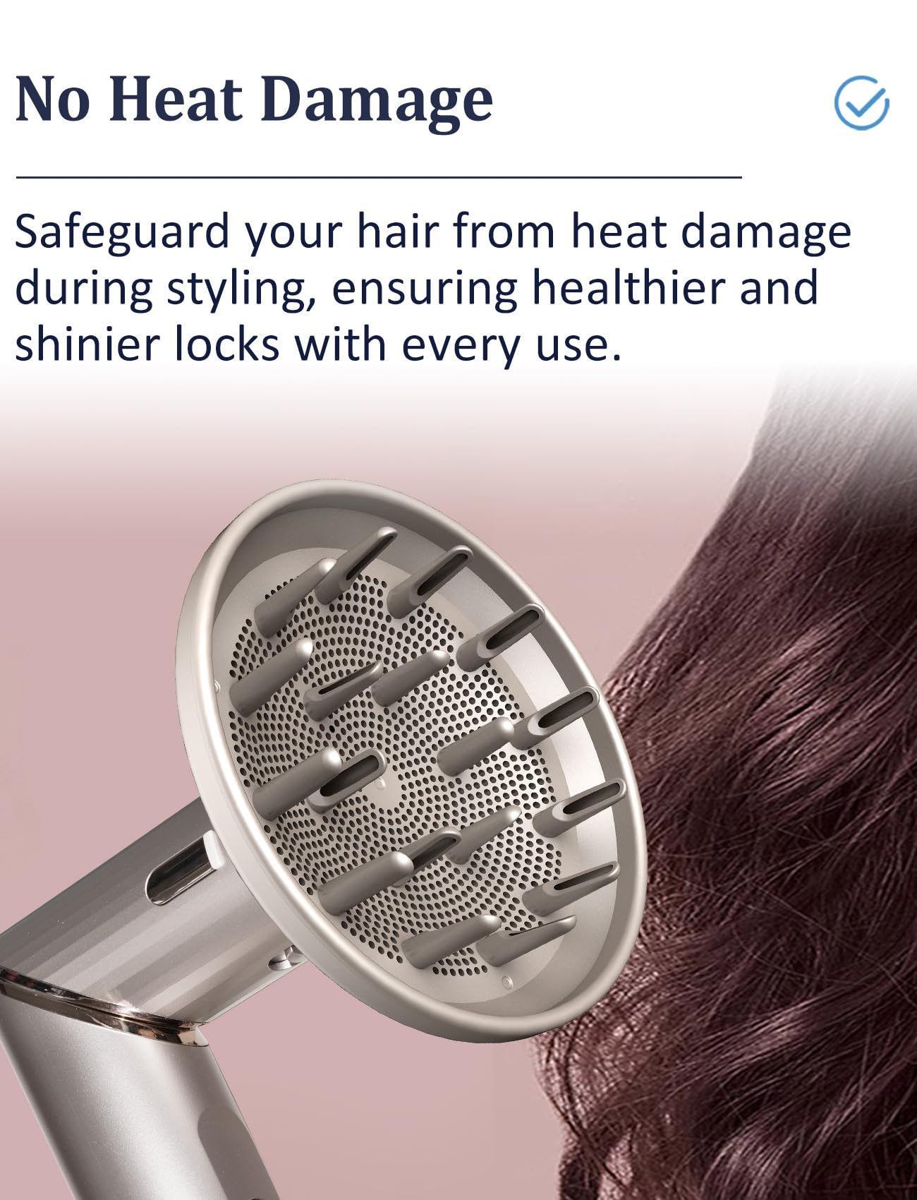 Retractable prong mechanism on a premium curl defining hair diffuser