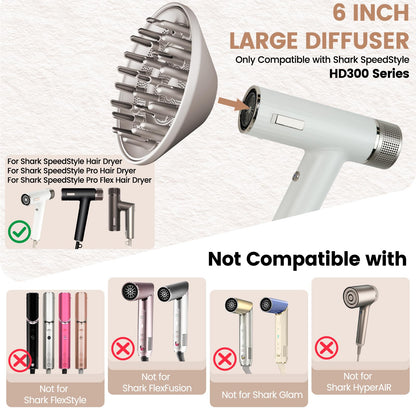 AFDD upgraded large diffuser accessory highlighting the adjustable and extendable prongs.