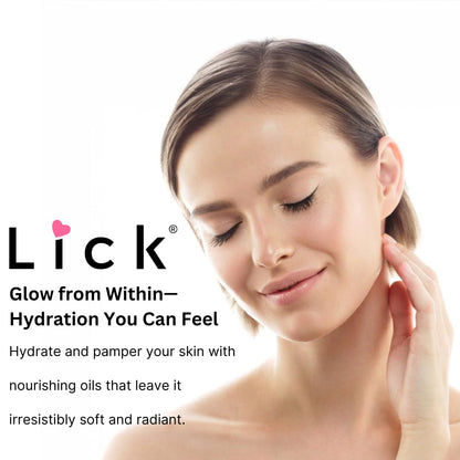 Lick Cherry Aromatic Bath Oil premium four fluid ounce bottle for luxury self care routines