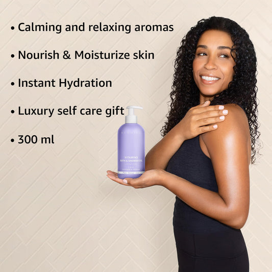 New Miuz Lavender Vanilla wet skin moisturizer for dry skin care