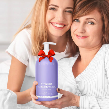 Lavender and vanilla scented self care spa gift set product image