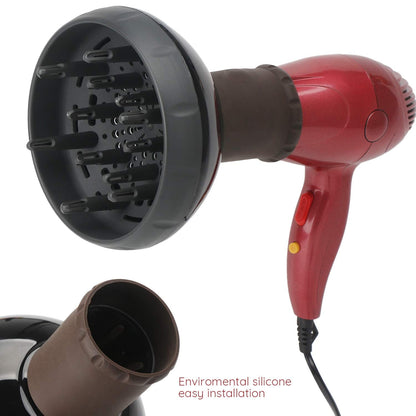 Side view of the professional frizz free fast drying hair tool attachment