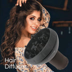 Segbeauty curly hair diffuser package layout highlighting nozzle measurement specifications