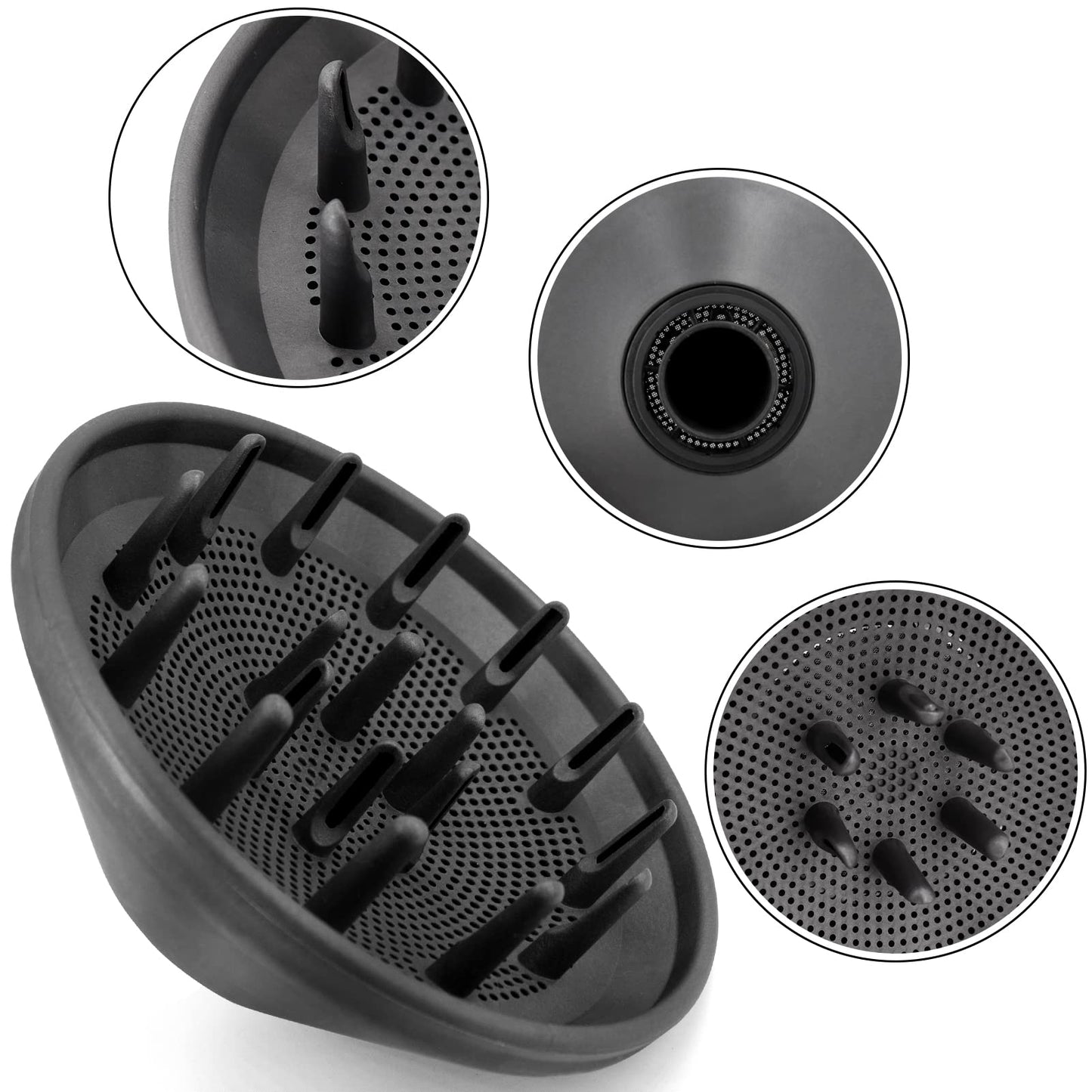 Replacement diffuser part highlighting the heat resistant plastic body construction