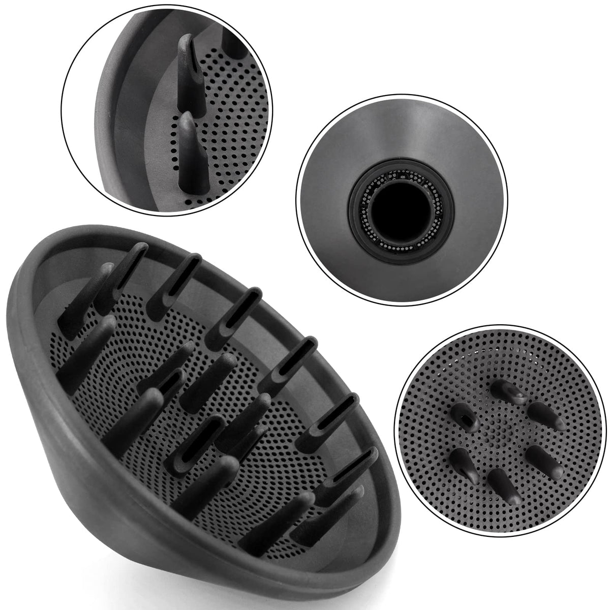 Replacement diffuser part highlighting the heat resistant plastic body construction