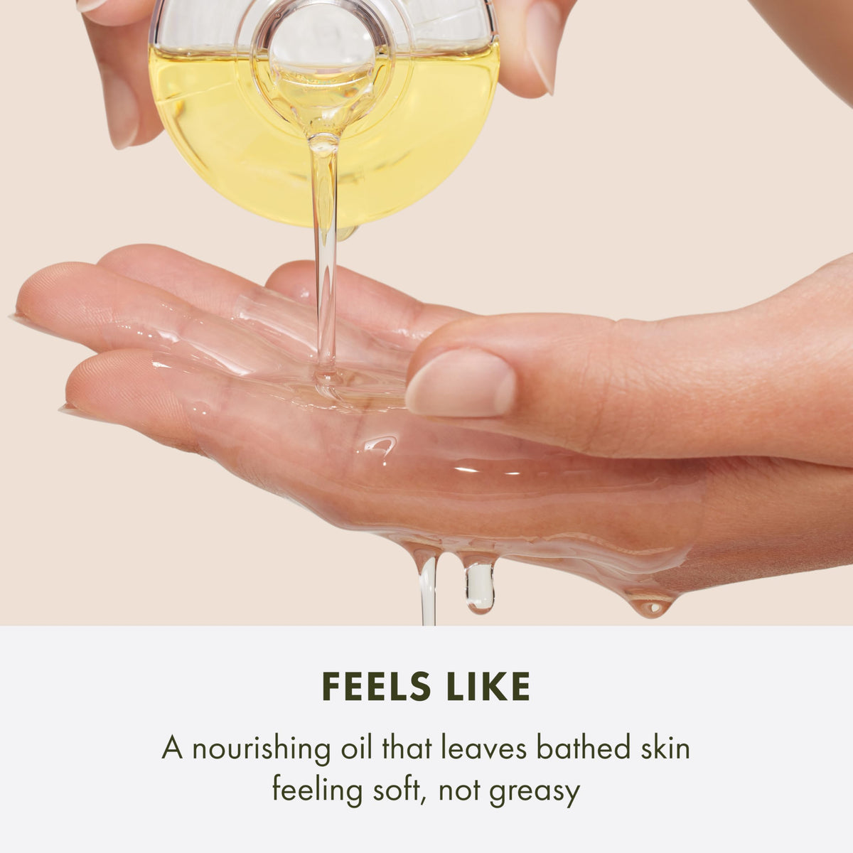Origins Peace Of Mind Relaxing Bath Oil packaging angle