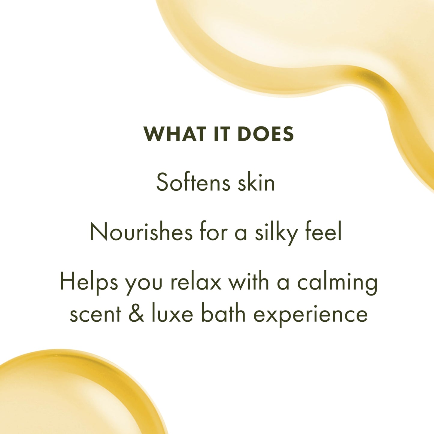 Origins skin softening bath oil product packaging labels