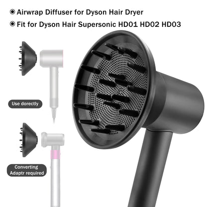 Close up of the airflow holes engineered for even distribution and less frizz
