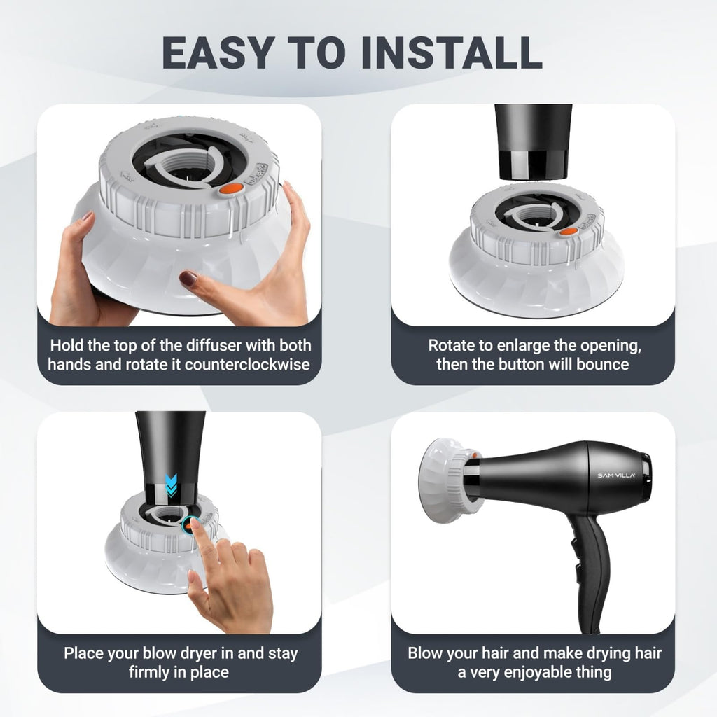 Evalunira diffuser attachment honeycomb airflow vents design for even heat distribution