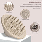Chivixe hair dryer diffuser accessory highlighting the premium heat-resistant build material for safe styling.