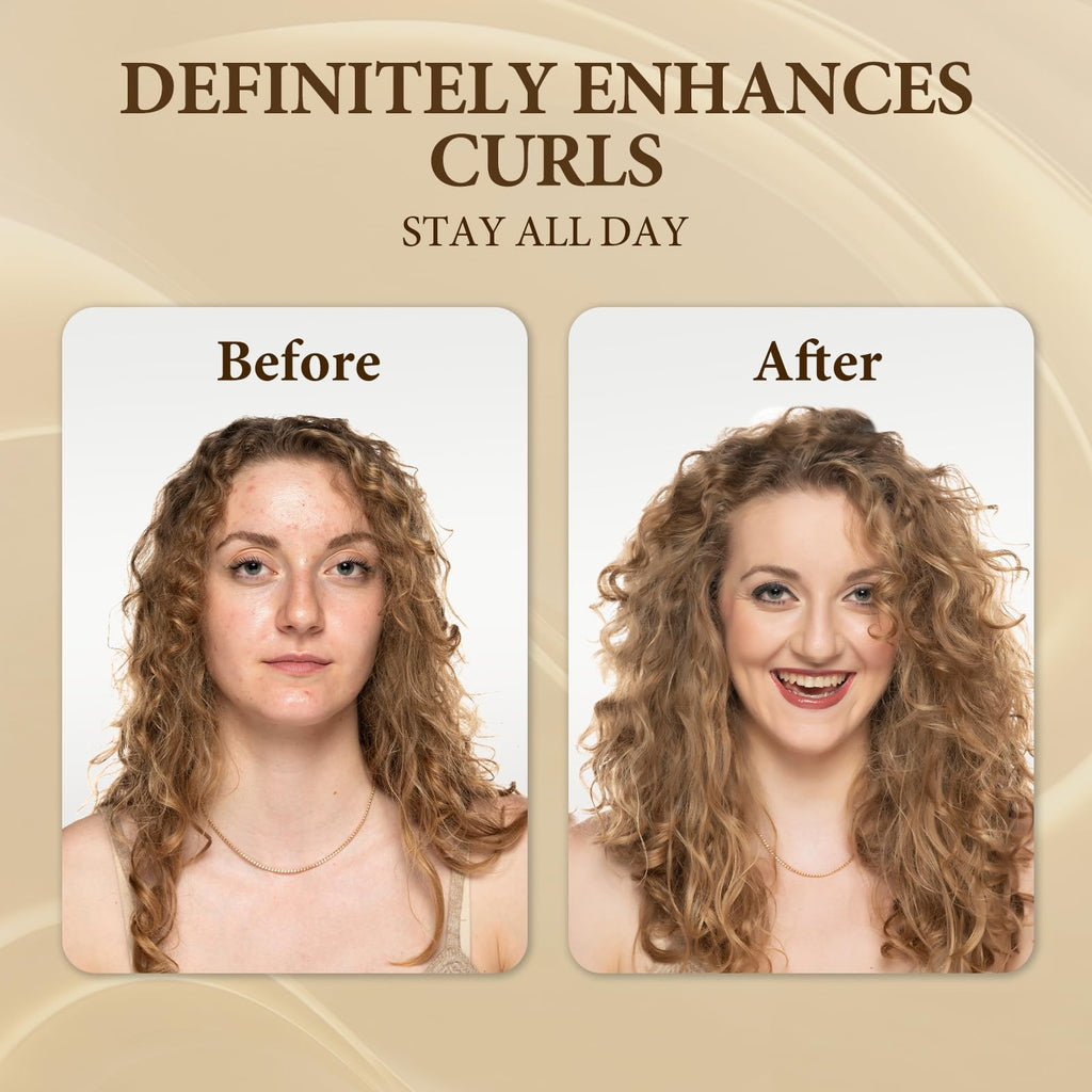 Bautia lightweight curly hair diffuser being used to style natural waves