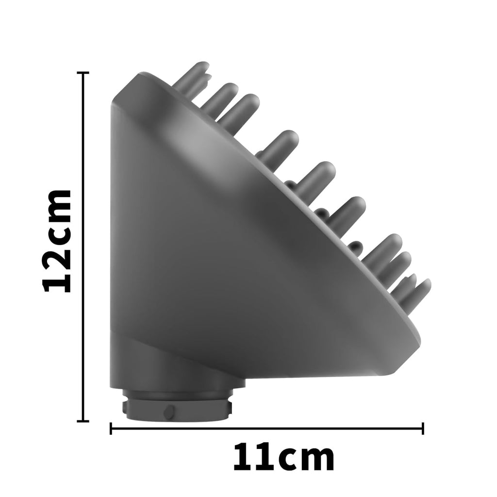 MengTiger hair styling attachment detailing the evenly spaced pins for natural drying simulation