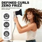ONTOPOCELL collapsible travel blow dryer attachment showcasing the elastic universal connector and buckle