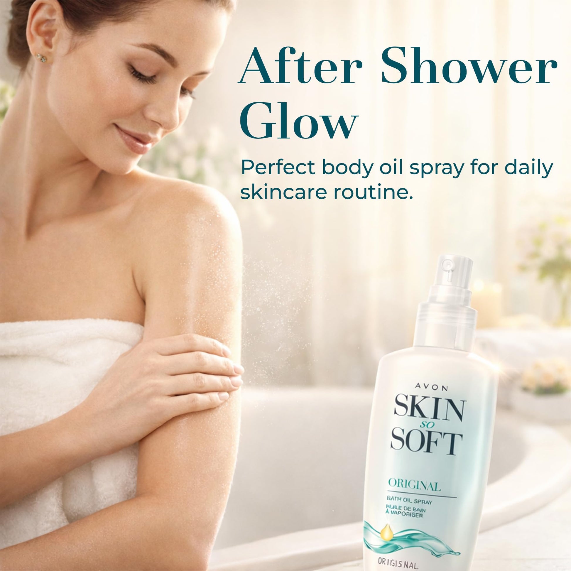 Authentic USA beauty import skincare product for intensive after-shower body conditioning and skin softening.