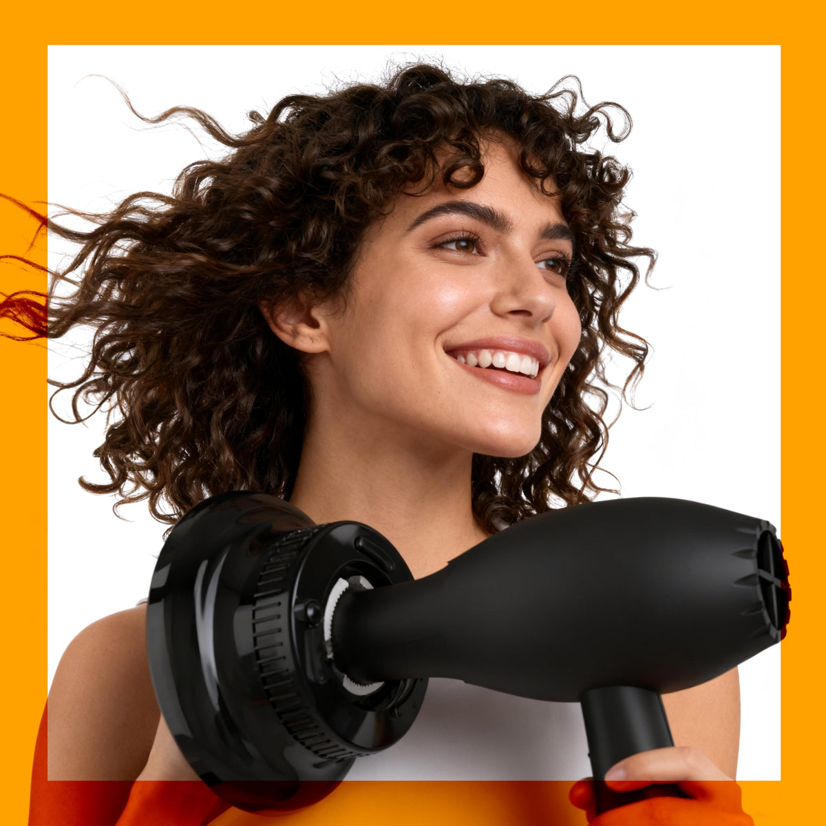 BLOLYO universal diffuser attachment with silicone pads to protect hair dryer