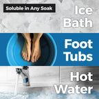 Muscle Rehab recovery bath salt container back label details