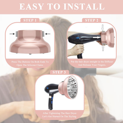 Polly Online blow dryer diffuser close up view of aerodynamic air distribution holes