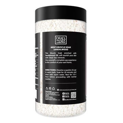 37 Ounce container of Dead Sea Collection bath salts for home spa