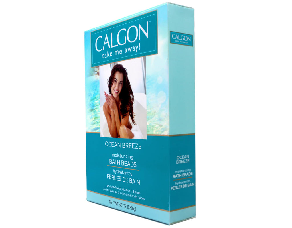 Pack of three Calgon ultra moisturizing bath beads containers