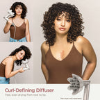 Shark XSKHD4DA diffuser attachment with extended prongs for thick hair