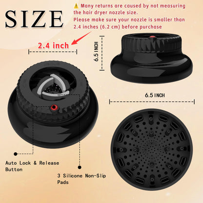 LIGOLIG universal diffuser highlighting the twelve inward air vents designed for fast drying.