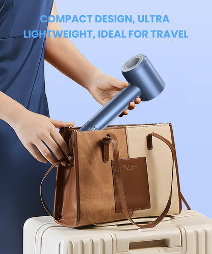 Lampick ionic blow dryer with magnetic nozzle detached showing regular airflow outlet