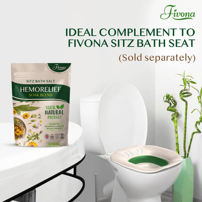 Vegan and cruelty free Fivona sitz bath salt blend