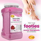 Spa Redi professional grade foot treatment jar in salon setting