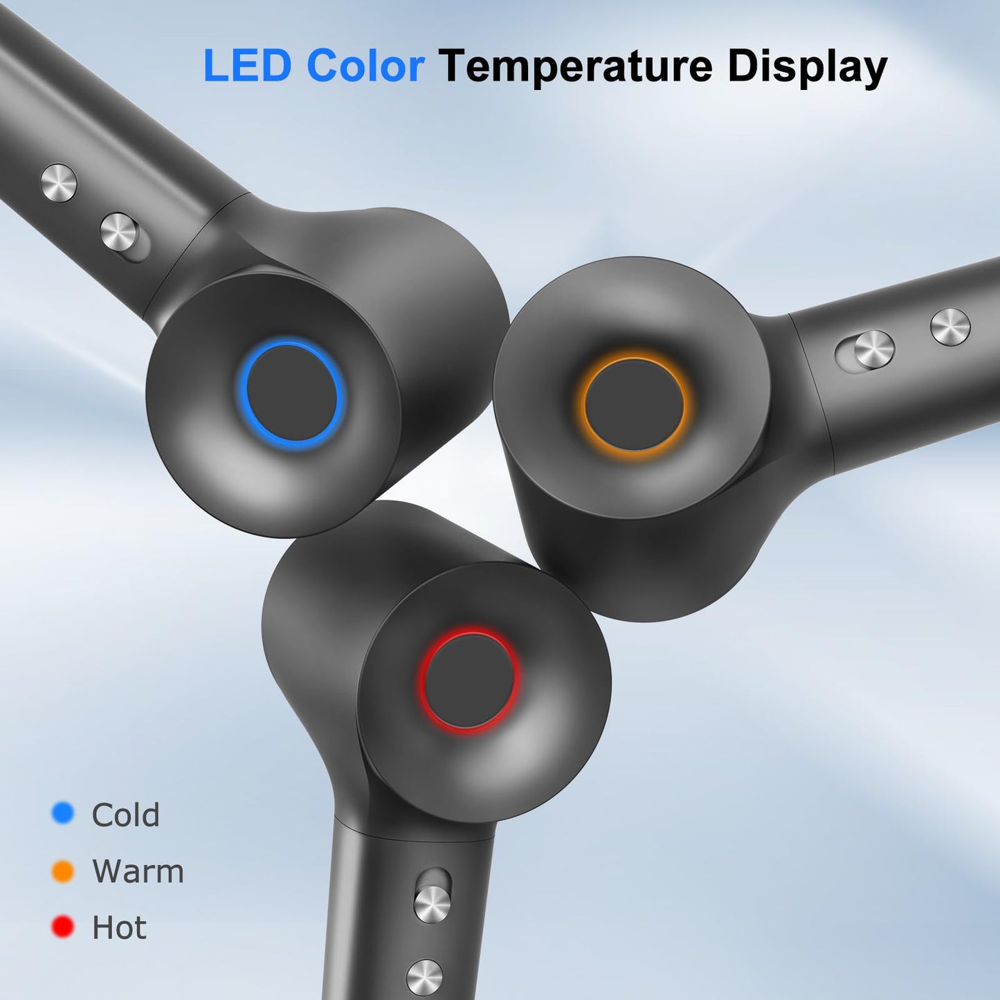 Premium imported hair styling tool showing 4 temperature and 2 speed settings