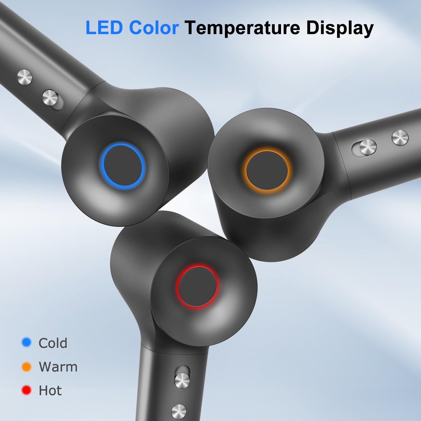 Premium imported hair styling tool showing 4 temperature and 2 speed settings