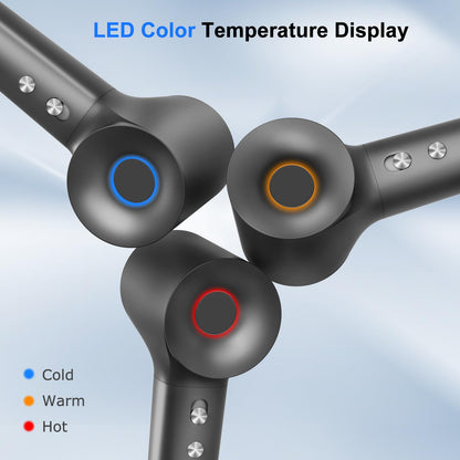 Premium imported hair styling tool showing 4 temperature and 2 speed settings