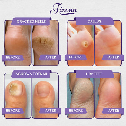 Graphic showcasing the calming effects of Fivona lavender and Epsom salt soak