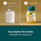 Kneipp arnica bath salt bottle back label with ingredients