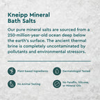 Kneipp muscle recovery bath salt cap and opening detail